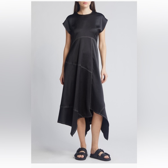 All Saints Dresses & Skirts - All Saints Agnes Cap Sleeve Handkerchief Hem Dress